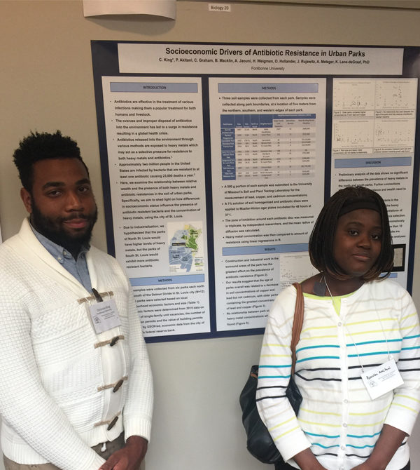 Students present at the MO Academy of Science