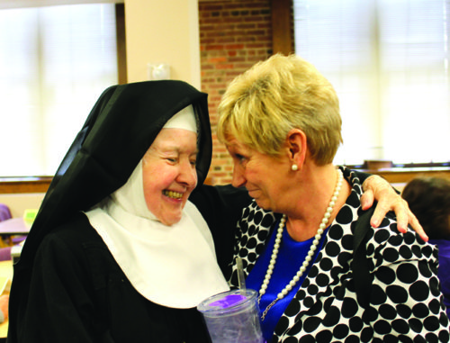 Sr. Donna Gunn and Cheryl Burrus