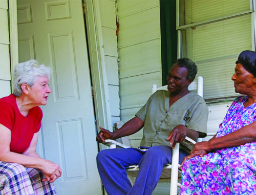 Sr. Donna Gunn works with people in Mississippi.