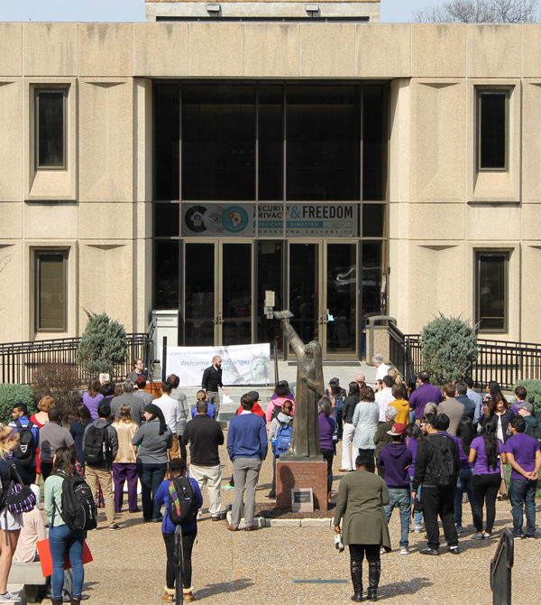 Hands Across Fontbonne Rally
