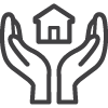 Icon representing university community.